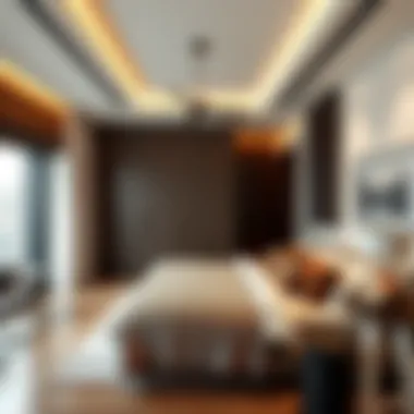 Modern Rental Room Interior Interior of a modern rental room in International City