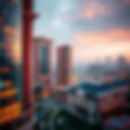 Panoramic view of China Cluster in International City