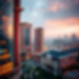 Panoramic View of the China Cluster Panoramic view of China Cluster in International City