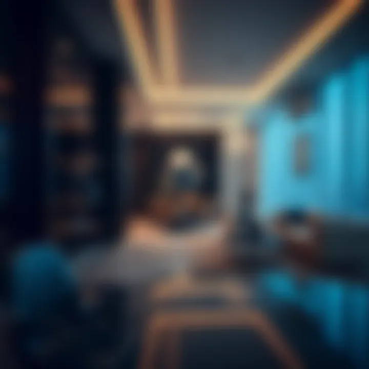 Interiors of Luxury Apartments Luxurious apartment interiors reflecting contemporary design