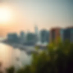 A stunning skyline view of Rukn Al Raha showcasing modern architecture