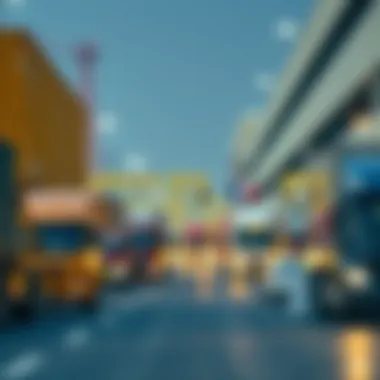 Logistics and transport operations bustling within Sharjah Industrial Area 6