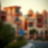 Scenic view of شارع ام سقيم showcasing its unique architecture