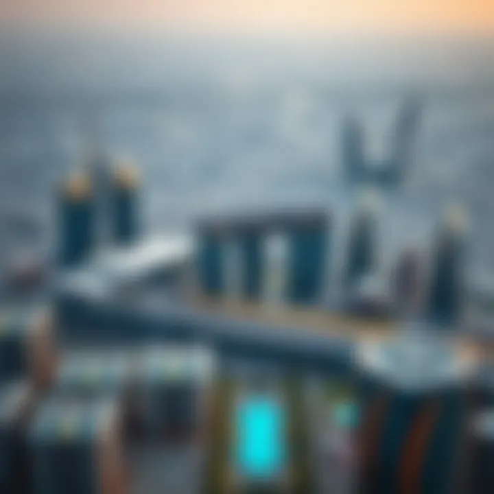 Aerial Perspective of Shawamekh City Aerial view of Shawamekh City