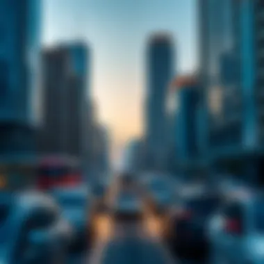 Real estate developments along Sheikh Zayed Road illustrating investment potential