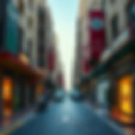 Vibrant Commercial Street in Bur Dubai Vibrant commercial street in Bur Dubai