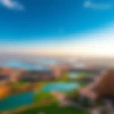 Scenic Landscape of Sienna Lakes Aerial view of the scenic landscape of Sienna Lakes