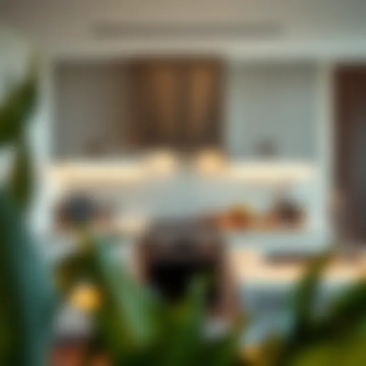 Contemporary Kitchen Features at SLS Dubai Residences Modern kitchen design at SLS Dubai Hotel Residences highlighting gourmet appliances