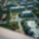 Aerial view of Sobha Heartland showcasing landscaped green spaces and modern architecture