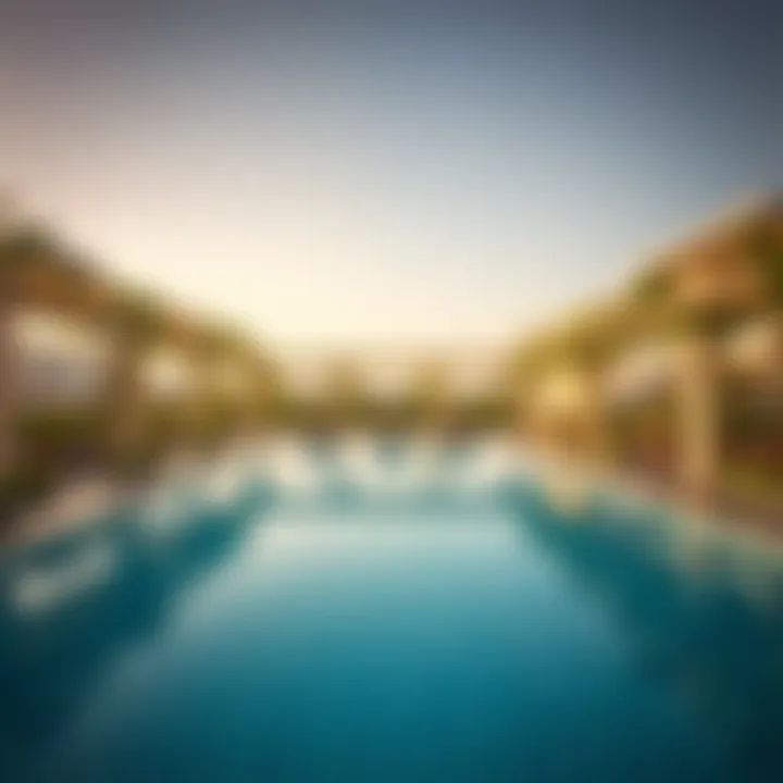 Luxurious Amenities in Sobha Heartland Luxurious amenities within Sobha Heartland including a swimming pool and recreational areas