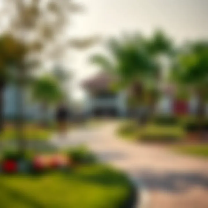 Community Lifestyle in Sobha Heartland Community lifestyle offerings in Sobha Heartland including parks and walking paths