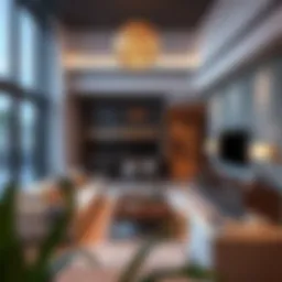 Contemporary studio interior in Dubai South