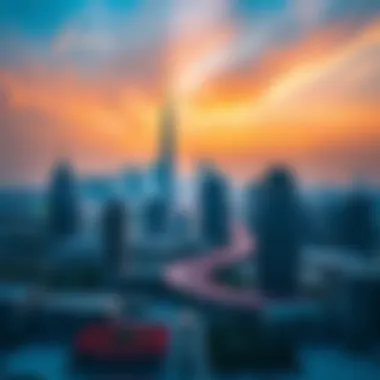 Stunning Skyline of Dubai South Skyline view of Dubai South area