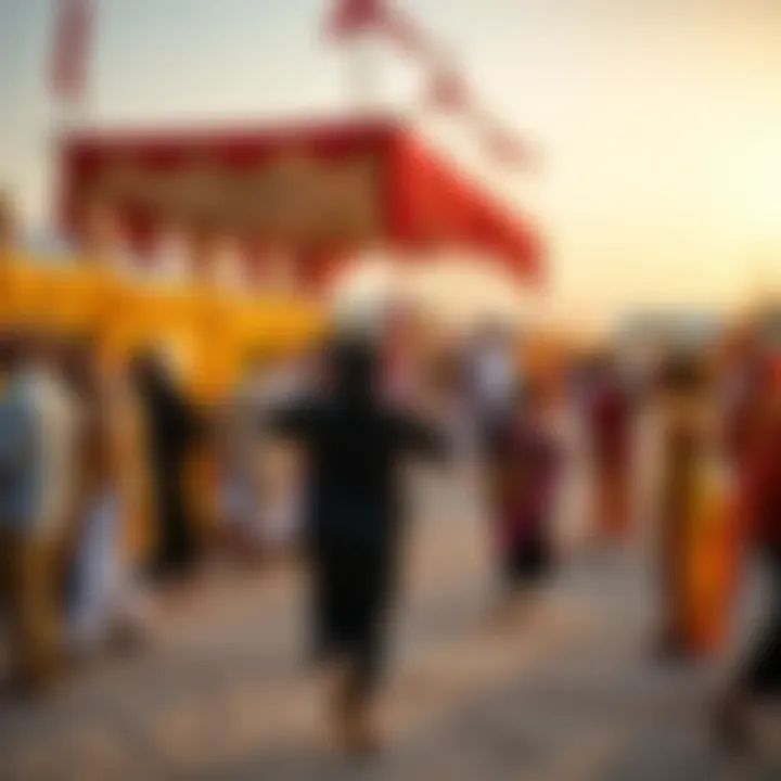 Cultural Festival at Beach La Mer Vibrant cultural festival at Beach La Mer, highlighting local traditions