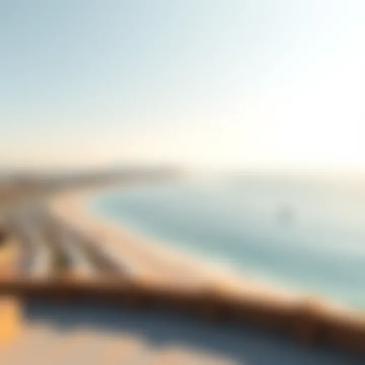 Panoramic View of Beach La Mer Panoramic view of Beach La Mer showcasing the pristine coastline