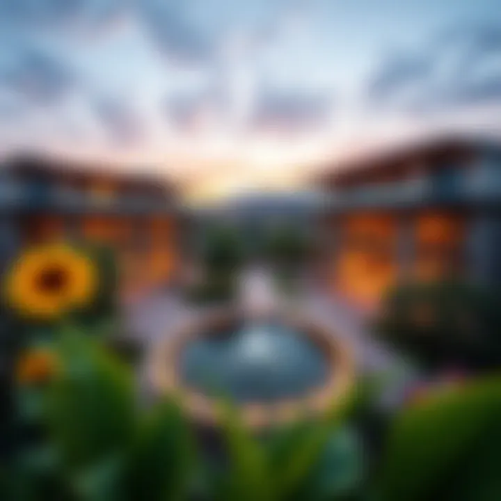 Panoramic View of Address Fountain Views Stunning panoramic view of Address Fountain Views showcasing its architectural design