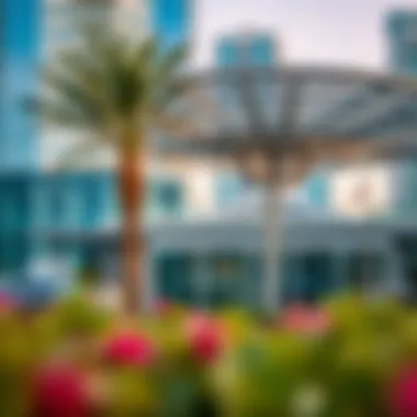 Nearby Amenities of Blue Tower Nearby amenities and attractions near the Blue Tower