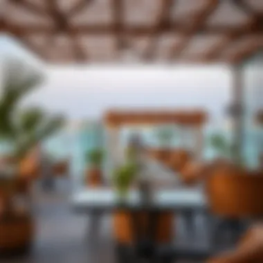 Tranquil Waterfront Cafe A tranquil waterfront cafe with a stunning view