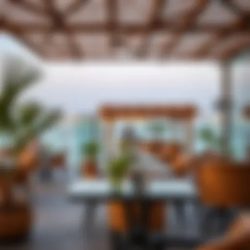 Tranquil Waterfront Cafe A tranquil waterfront cafe with a stunning view