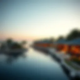 Scenic view of Lea Yas Island showcasing its natural beauty