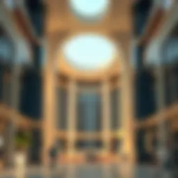 Architectural marvel of سنشري مول showcasing modern design