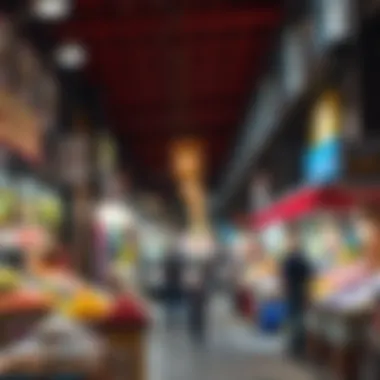 Vibrant Local Market in Dubai Vibrant local market in Dubai