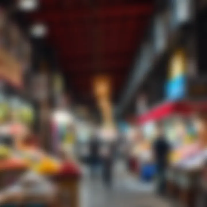 Vibrant Local Market in Dubai Vibrant local market in Dubai