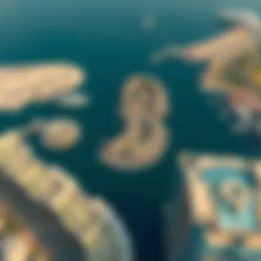 Aerial View of The Cove Aerial view of The Cove showcasing the master plan and waterways