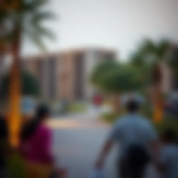 Community Life in The Cove Vibrant community life in The Cove with lush green parks and recreational areas