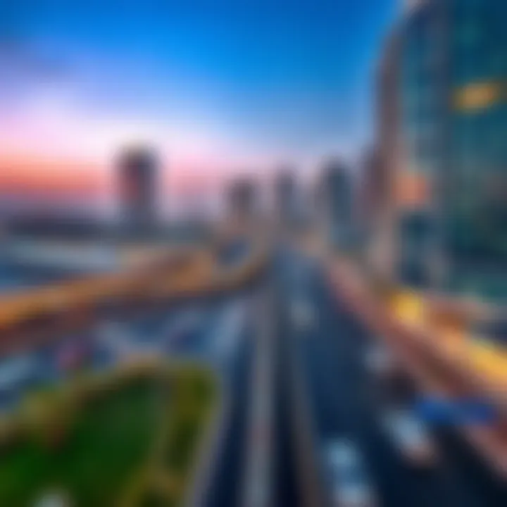 Infographic on economic growth influenced by Emirates Road
