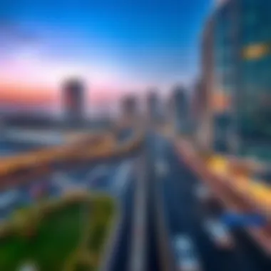 Economic Impacts of Emirates Road Infographic on economic growth influenced by Emirates Road