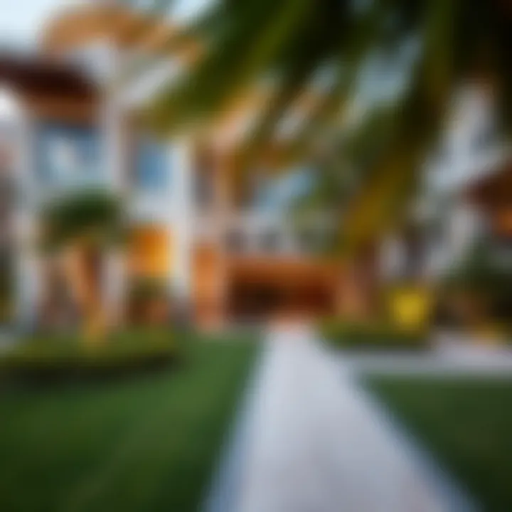 Residential Elegance in Golden Mile Elegant residential complex in the Golden Mile with lush landscaping