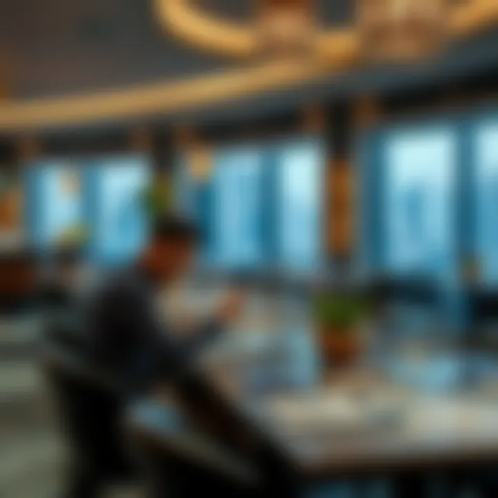 High-end restaurant dining experience in Dubai