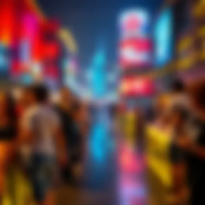 Vibrant entertainment scene in Dubai