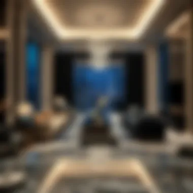 Luxurious interior design of a penthouse in The Jewels Tower 2