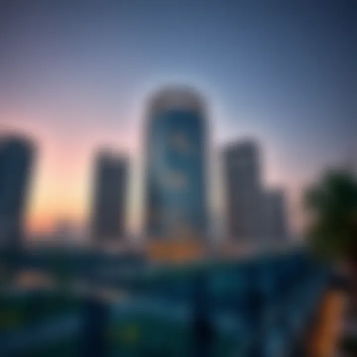 Architectural Design of JVC Tower Stunning view of JVC Tower showcasing its architectural design