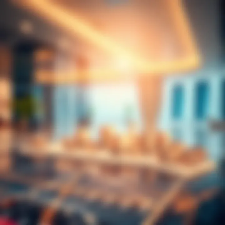 Technology in Property Management An illustration depicting technological advancements in property management