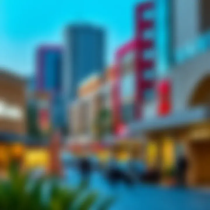 Vibrant Real Estate Marketplace A vibrant marketplace highlighting real estate trends and dynamics