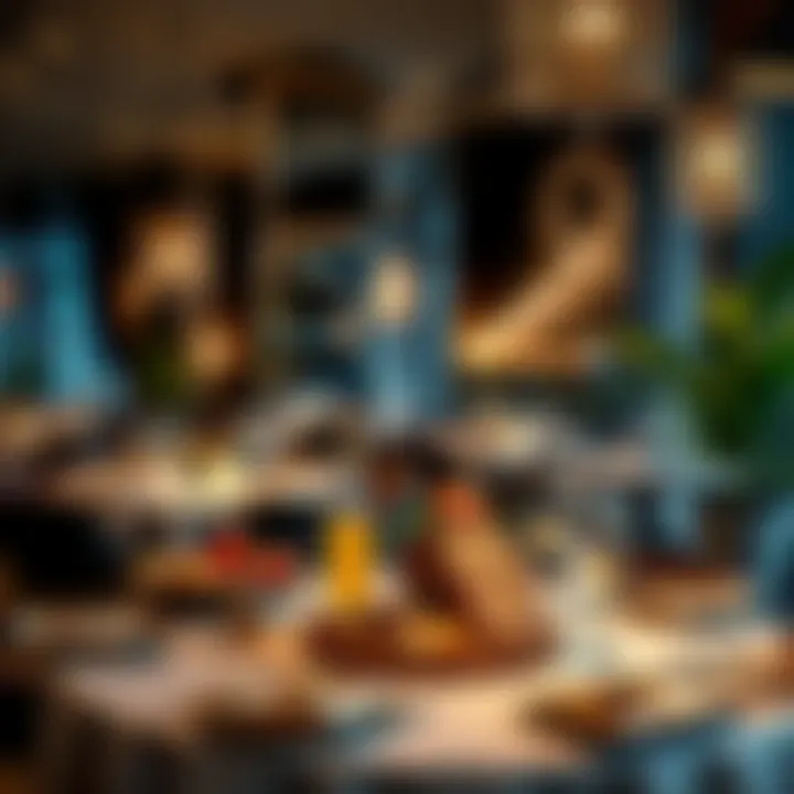 Exquisite Dining at فندق الحبتور بولو Lavish dining experience with exquisite culinary presentations