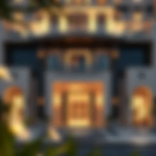 Architectural Elegance of فندق الحبتور بولو Stunning exterior view of فندق الحبتور بولو showcasing architectural elegance