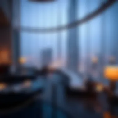 Luxurious Amenities at the Pinnacle of Burj Khalifa Luxurious amenities at the top floor of Burj Khalifa