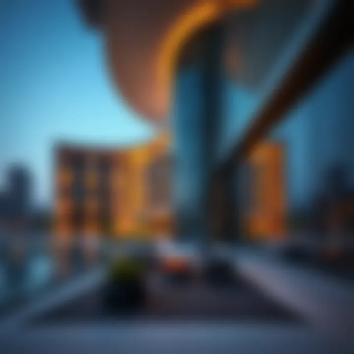 Innovative Architectural Elegance Modern architectural design of The Pointe, blending elegance with innovation