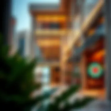 Chic Boutiques in Dubai's Shopping Districts A modern boutique in a high-end shopping district