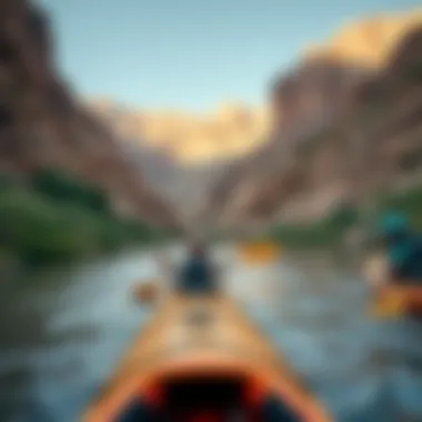 Outdoor Adventures in Wadi Hatta Visitors engaging in outdoor activities such as kayaking and hiking