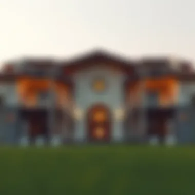 Clubhouse Architecture of Yas Golf Club The elegant clubhouse at Yas Golf Club, highlighting its architectural beauty