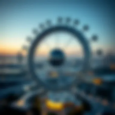 Innovative Design Features and Engineering A close-up of the Eye of Dubai's innovative design features and engineering.