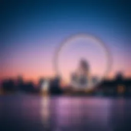 A panoramic view of the Eye of Dubai showcasing its architectural grandeur against the skyline.