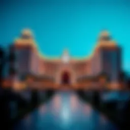 Stunning view of Fairmont The Palm's architectural design