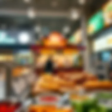 Culinary delights from various food stalls