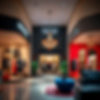 Stylish boutique highlighting unique fashion collections